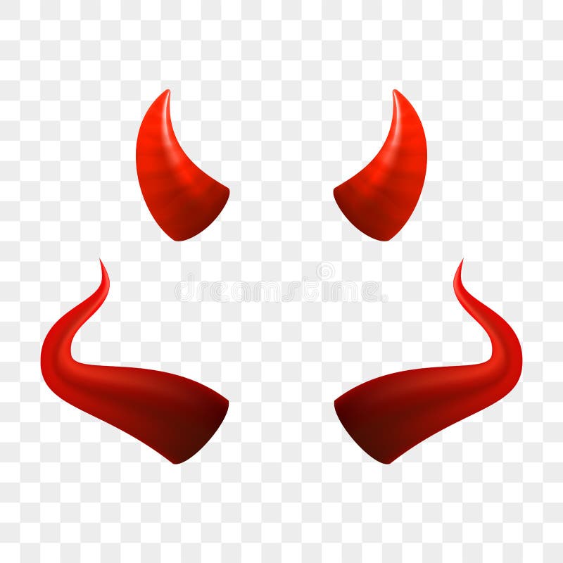 Devil Horns Video Chat Face Vector Icon Stock Vector Illustration Of Effect Isolated