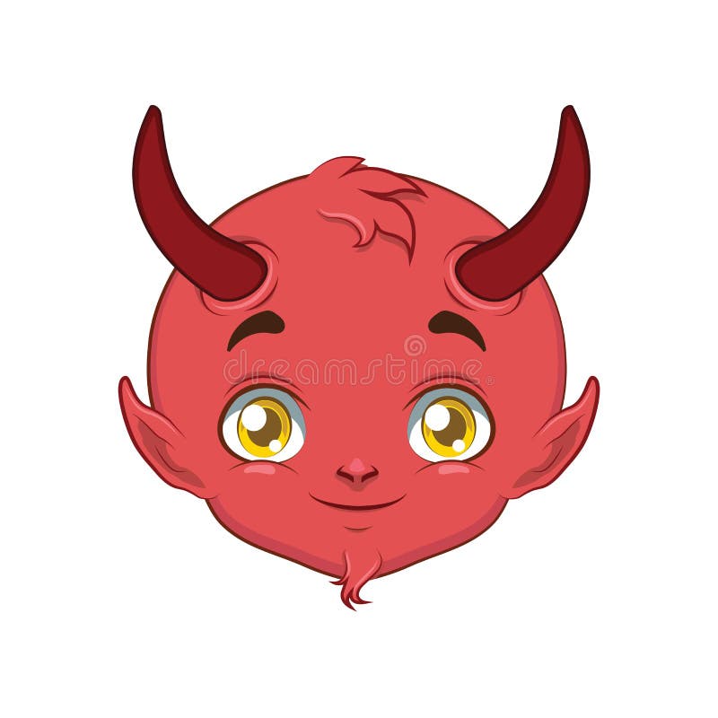Devil Portrait for Multiple Uses Stock Vector  Illustration of horn satan  159550271