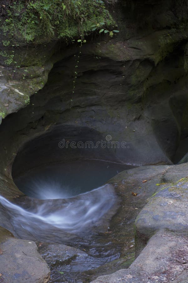 Devil s bathtub stock photo. Image of bridge, cave, nature 273065062