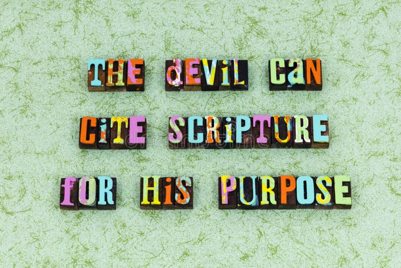 Devil scripture deal corruption religion purpose evil cult deceit