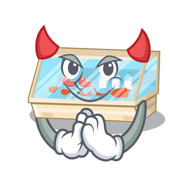 Devil trade counter isolated in the character vector illustration