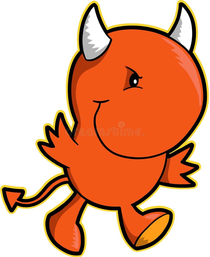 Devil Vector Illustration stock illustration