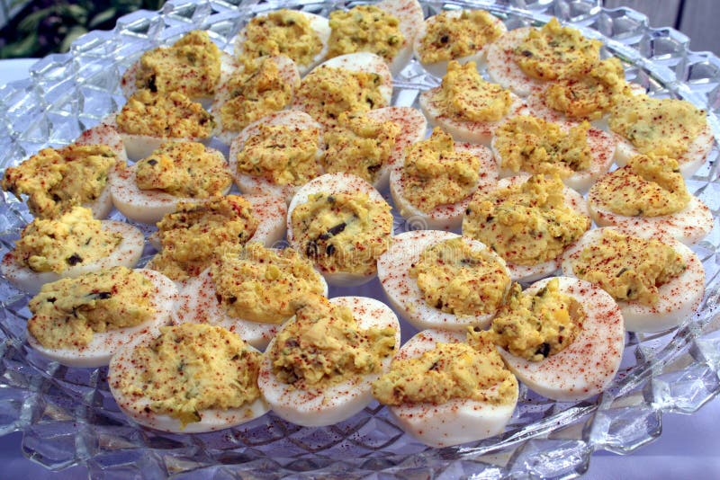 Deviled Eggs stock photography