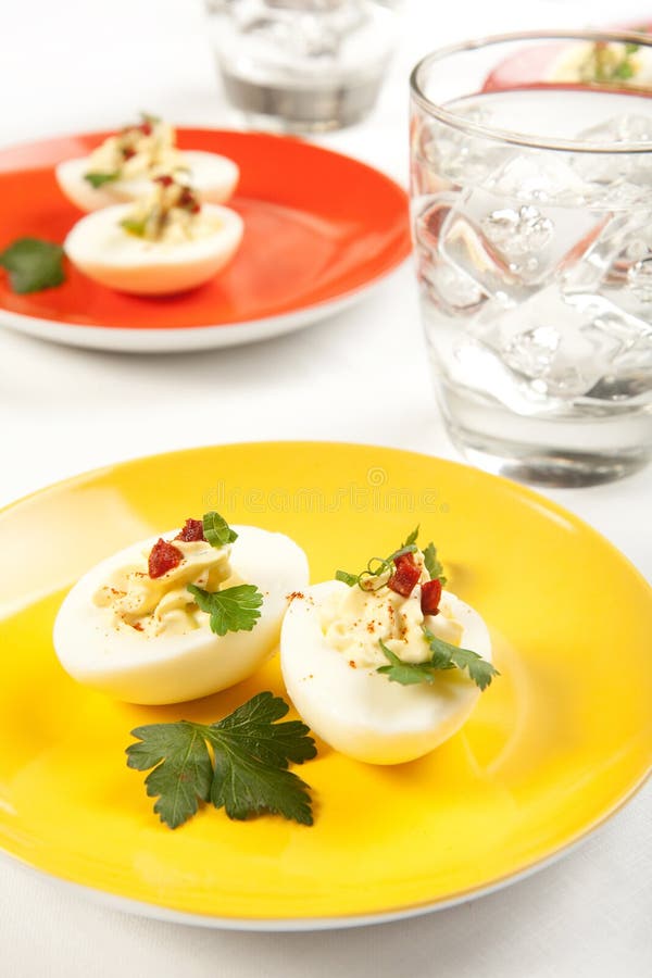 Deviled Eggs royalty free stock photos