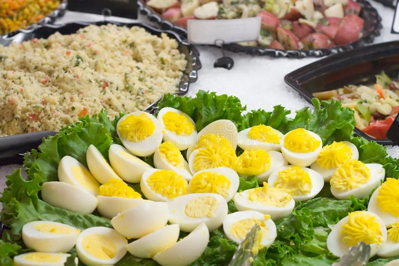 Deviled Eggs stock image
