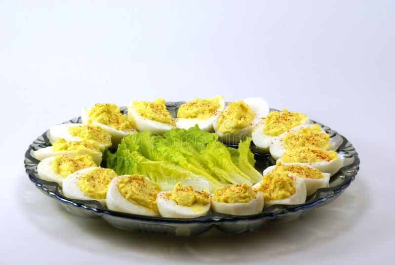 Deviled Eggs stock photo