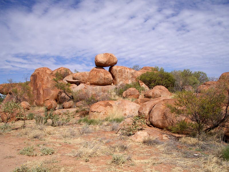 Devils Marbles stock images
