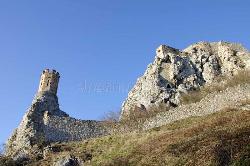 Devin castle near Bratislava, Slovakia, V.