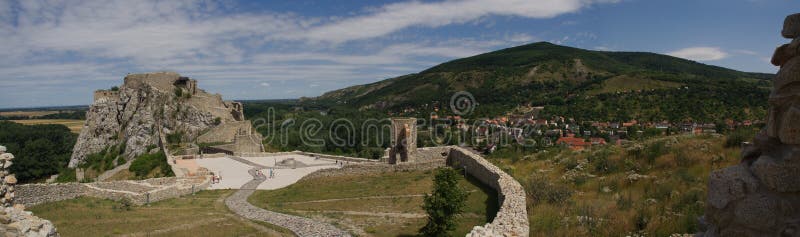 Devin castle in Slovakia