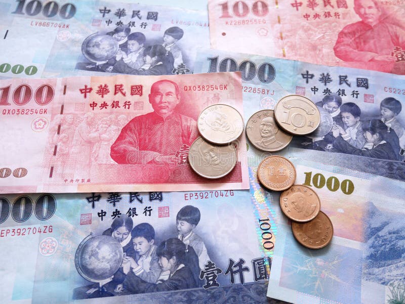 Devise du dollar de Taïwan photos libres de droits Devise du dollar de Taïwan photos libres de droits