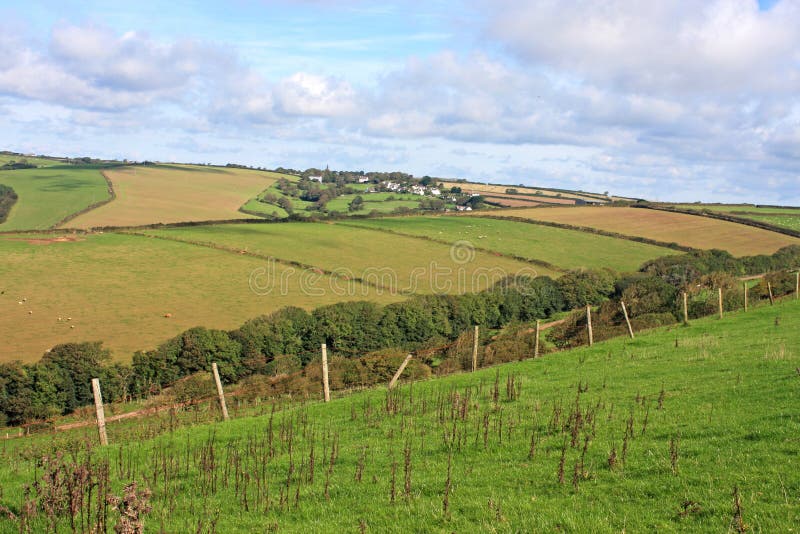 South hams countryside stock photo. Image of tree, west 20489068