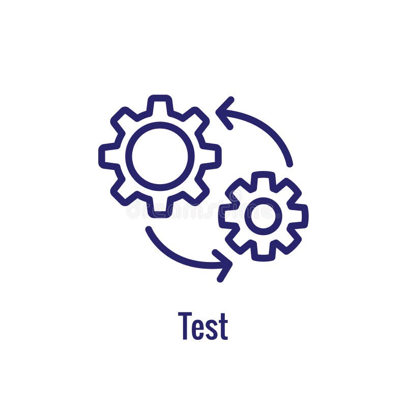 DevOps Icon - Dev Ops Icon Showing an aspect of the process stock illustration