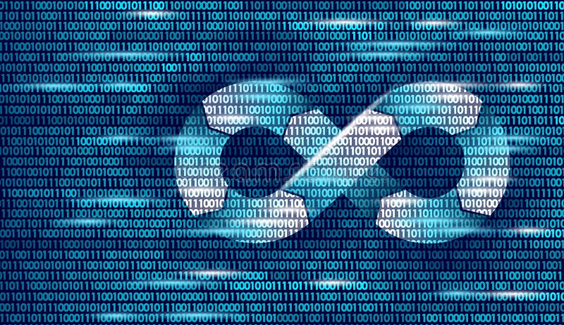Devops software development operations infinity symbol. Programmer administration system life cycle quality. Coding royalty free illustration