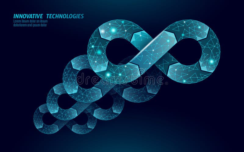 Devops software development operations infinity symbol. Programmer administration system life cycle quality. Coding stock illustration