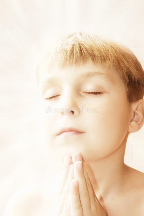 Devozione fotografia stock