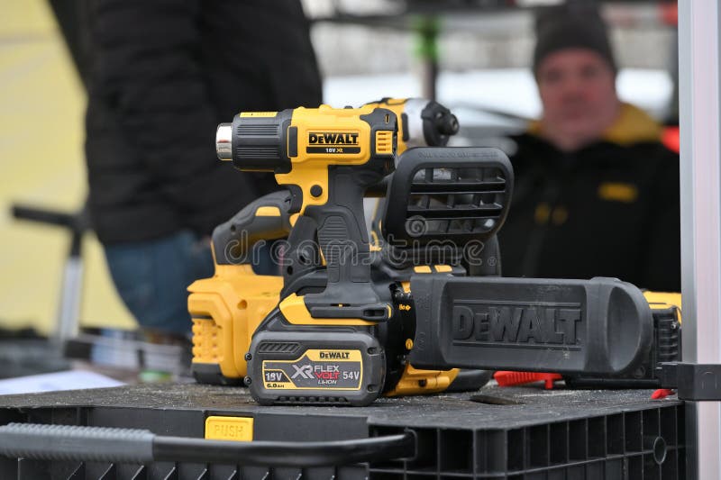 Kaunas, Lithuania - April 04: DeWalt power tools in Kaunas on April 04,  2019. DeWalt is an American worldwide brand of power tools and hand tools  for Stock Photo - Alamy