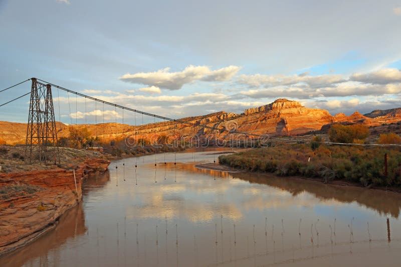 Dewey bridge stock image. Image of light, architectura - 63753817