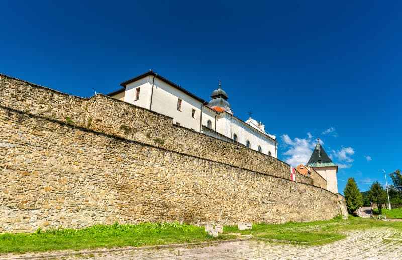 Dfencsive wall surrounding the old town of Levoca in Slovakia