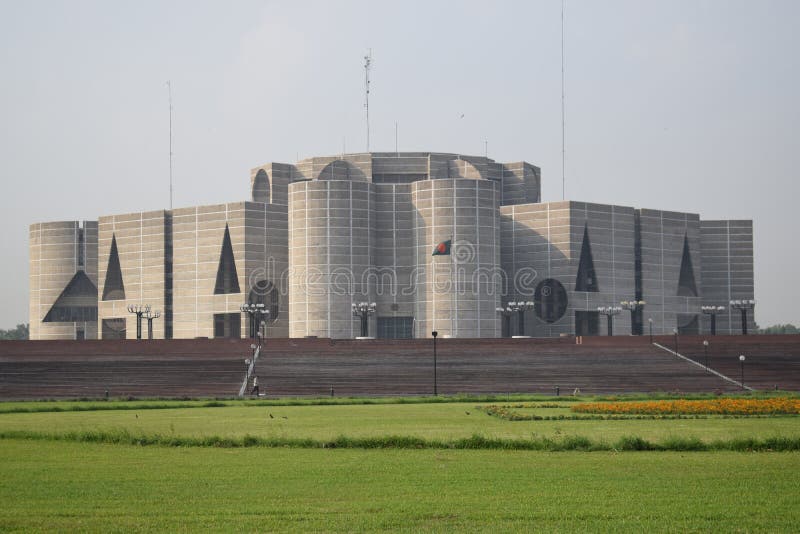 Dhaka, Bangladesh, - january, 27, 2019 :National Parliament House, royalty free stock image Dhaka, Bangladesh, - january, 27, 2019 :National Parliament House, royalty free stock image