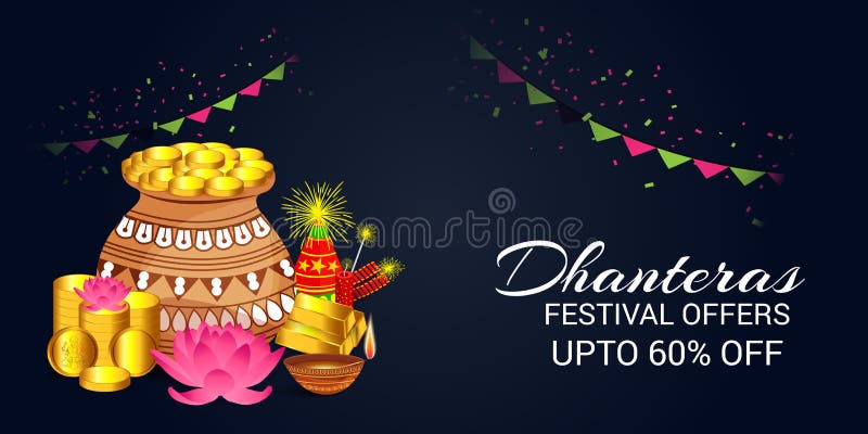 Dhanteras ελεύθερη απεικόνιση δικαιώματος Dhanteras ελεύθερη απεικόνιση δικαιώματος