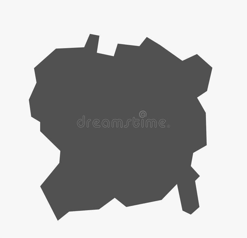 Dharwad district map karnataka state india stock illustratie