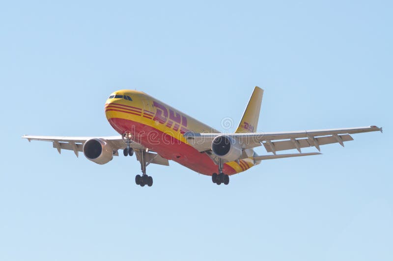 DHL cargo plane editorial image. Image of helsinkivantaa - 143540205