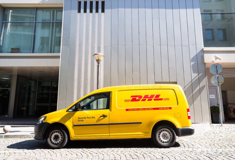 DHL Delivery Car during Service Editorial Stock Image - Image of industry,  forwarding: 63613534
