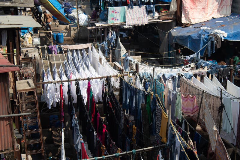 Dhobi Ghat Mumbai Laundry Area... Editorial Stock Image Image of dhobi, diversity 134046919