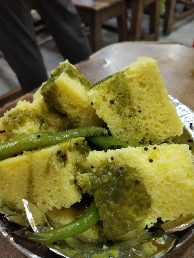 Dhokla from the divine land of Vrindavan - Place where lord Krishna spent his childhood