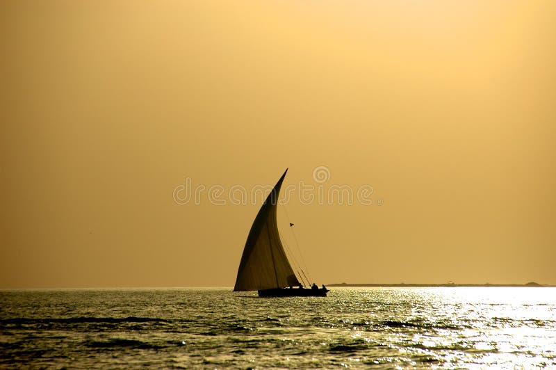 Dhow on a sunset