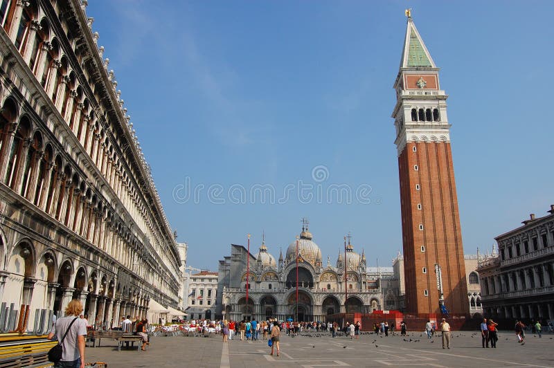 Basilica Di Marco San Venice Fotografering för Bildbyråer - Bild av ...