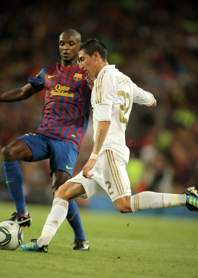 Di Maria de Real Madrid imagem de stock editorial. Imagem de real