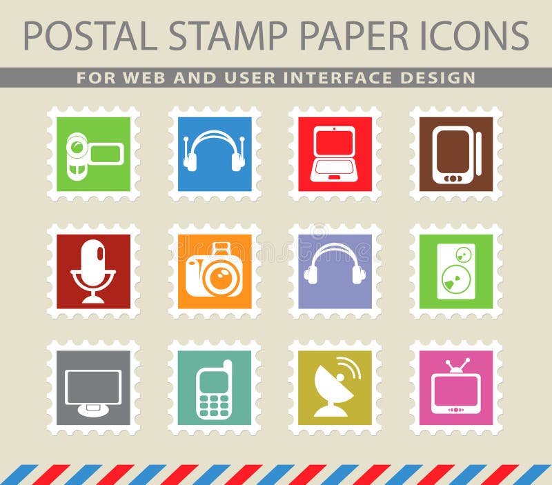 Di media icone semplicemente royalty illustrazione gratis Di media icone semplicemente royalty illustrazione gratis