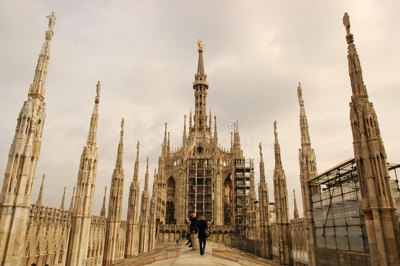 Di Milano del Duomo fotografie stock libere da diritti Di Milano del Duomo fotografie stock libere da diritti