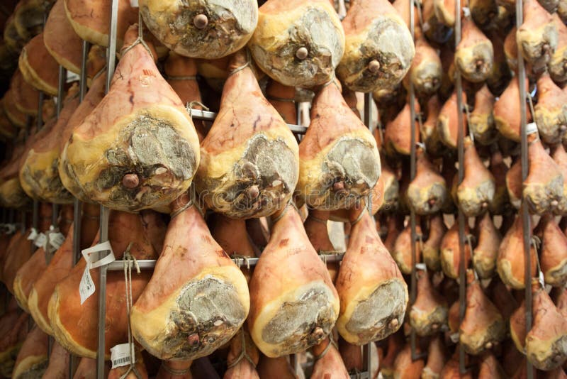 Di Parma del prosciutto del jamón fotografía de archivo Di Parma del prosciutto del jamón fotografía de archivo