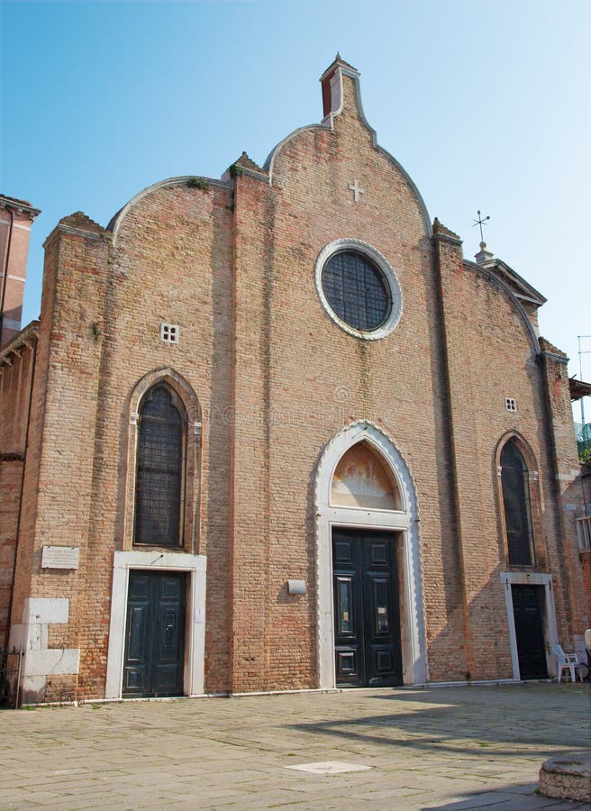 Di San Giovanni Battista Венеции - Chiesa в Bragora стоковая фотография Di San Giovanni Battista Венеции - Chiesa в Bragora стоковая фотография