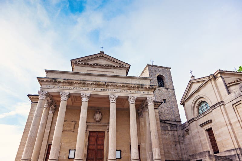 Di San Marino da basílica imagem de stock Di San Marino da basílica imagem de stock