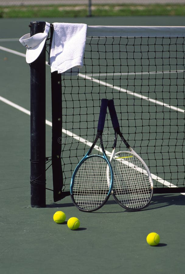 Di tennis vita ancora fotografie stock Di tennis vita ancora fotografie stock