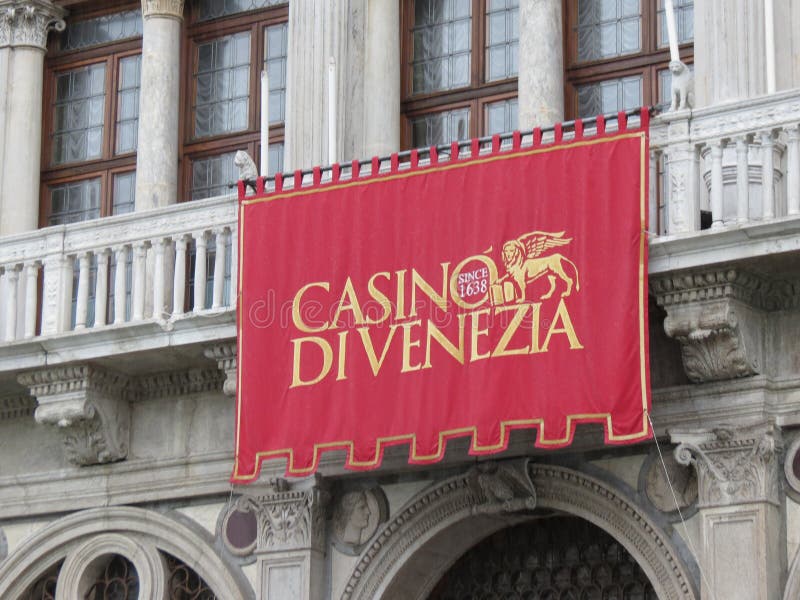Di Venezia do casino em Veneza fotos de stock Di Venezia do casino em Veneza fotos de stock