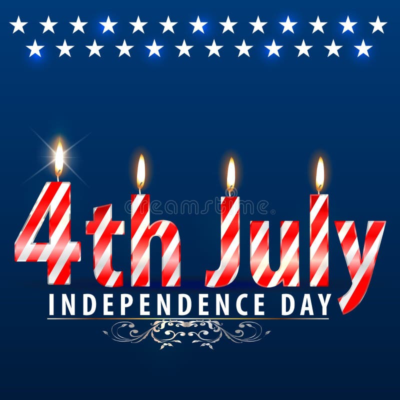 Dia da Independência dos EUA, 4o de julho, quarto de julho (arte do vetor) ilustração do vetor Dia da Independência dos EUA, 4o de julho, quarto de julho (arte do vetor) ilustração do vetor