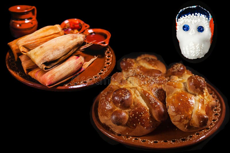 Dia De Los Muertos-ofrenda, Dag van de Doden die in México aanbieden royalty-vrije stock afbeeldingen Dia De Los Muertos-ofrenda, Dag van de Doden die in México aanbieden royalty-vrije stock afbeeldingen