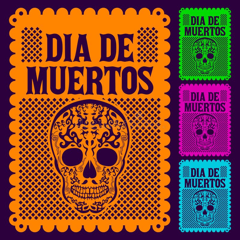 Dia de Muertos - Mexican Day of the death set