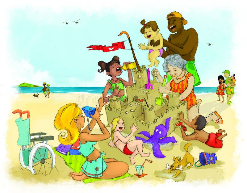 Dia de Verão ilustração stock