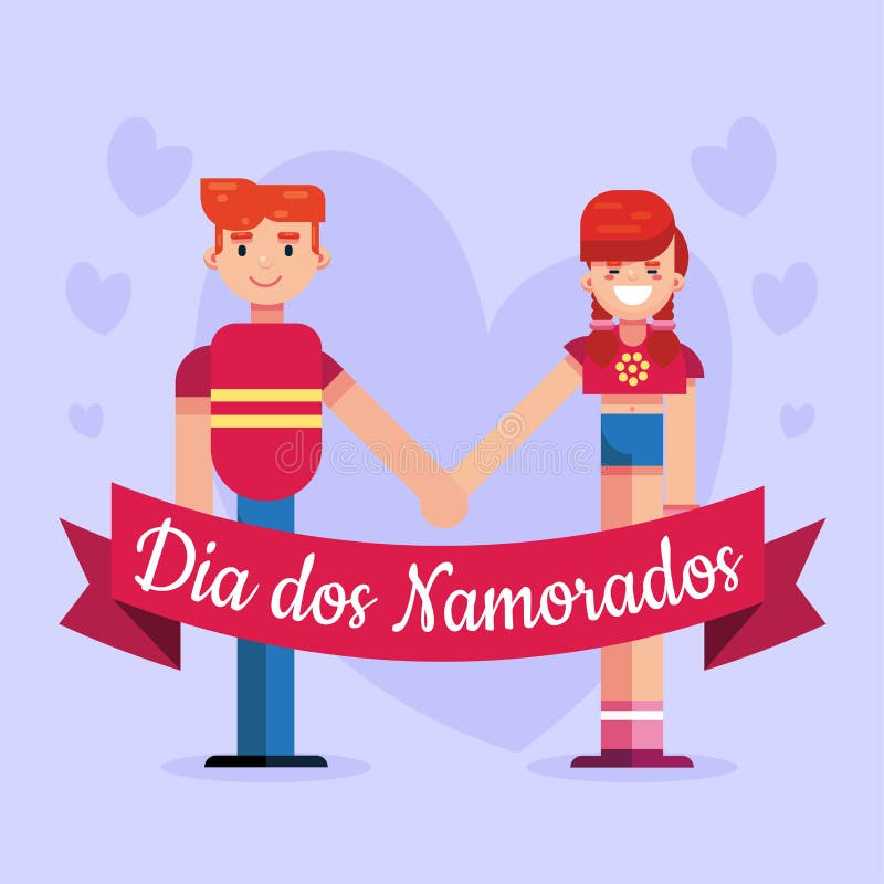 Dia Dos Namorados Valentines Amores Día De La Encantadora Tarjeta De Diseño  De La Silueta De La Pareja 3d De Corazón Ilustración del Vector -  Ilustración de concepto, papel: 245401348