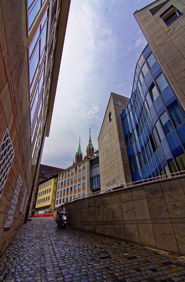 Dia ensolarado em Nuremberg imagens de stock royalty free
