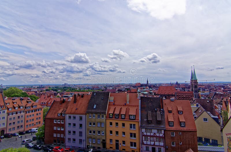 Dia ensolarado em Nuremberg foto de stock royalty free
