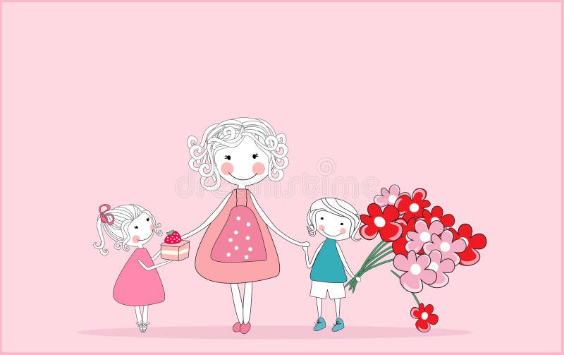 Dia feliz do `s da matriz ilustração royalty free Dia feliz do `s da matriz ilustração royalty free