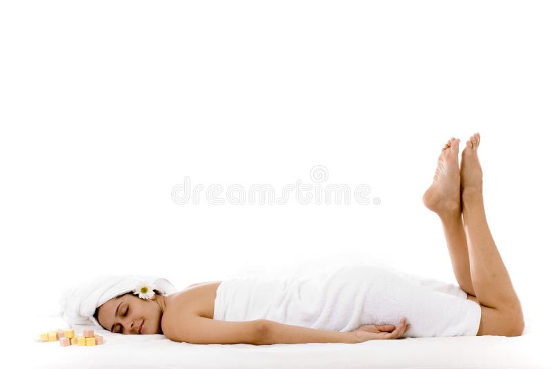 Dia nos termas imagem de stock royalty free Dia nos termas imagem de stock royalty free