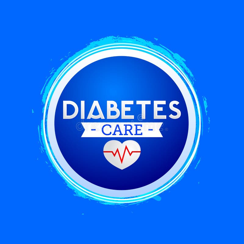 Diabetes Care Vector Icon Design Stock Vector Illustration of diagnostic, awareness 89974036