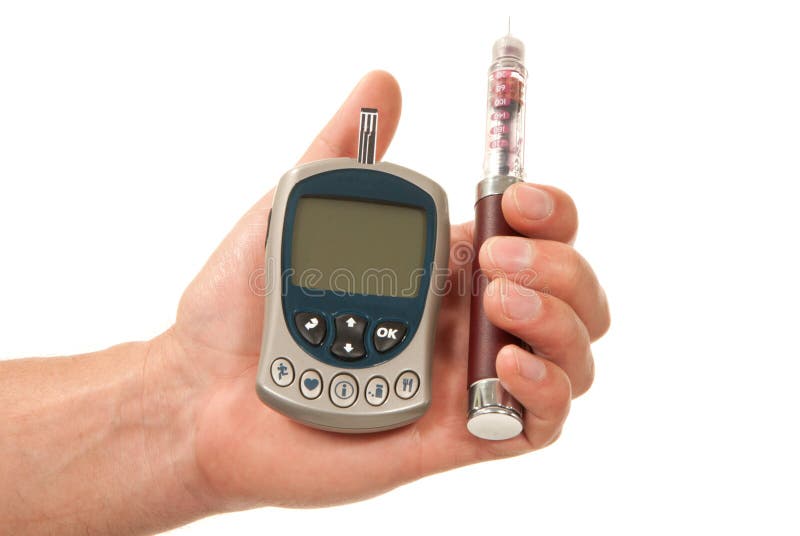 Diabetes insulin dependent concept royalty free stock images